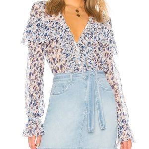 Majorelle Floral Top